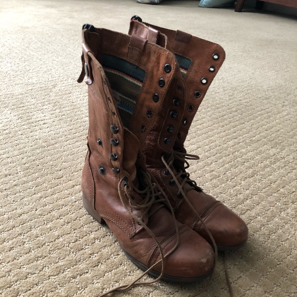 Steve Maddens Combat Boots